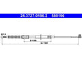 Cablu, frana de parcare 24.3727-0196.2 ATE