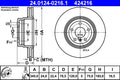 Disc frana ATE 24.0124-0216.1