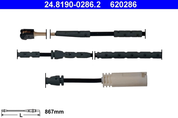 Senzor uzura placute frana ATE 24.8190-0286.2