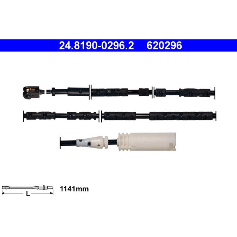 senzor de avertizare,uzura placute de frana 24.8190-0296.2 ATE