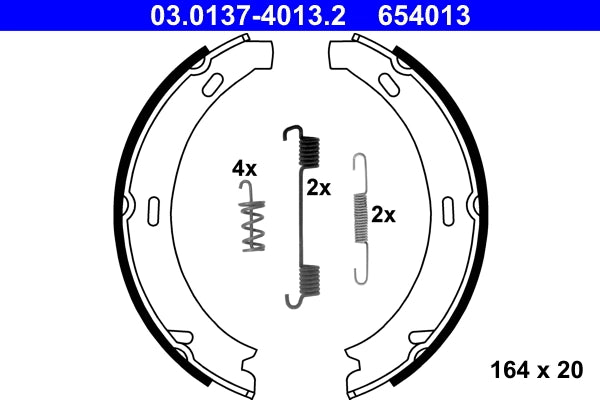 Set saboti frana de mana ATE 03.0137-4013.2