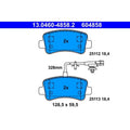 set placute frana,frana disc 13.0460-4858.2 ATE