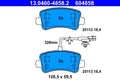 Set placute frana ATE 13.0460-4858.2