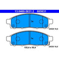 set placute frana,frana disc 13.0460-5631.2 ATE
