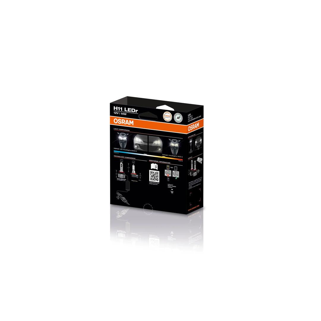 Bec LED Osram Night Breaker Smart ECE H11 PGJ19-2 - Set 2 buc - 64211DWNBSMECE2HB