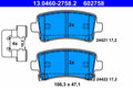Set placute frana ATE 13.0460-2758.2