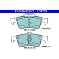set placute frana,frana disc 13.0470-7259.2 ATE