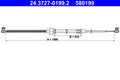 Cablu frana de mana ATE 24.3727-0199.2