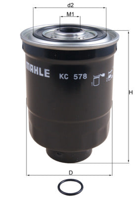 filtru combustibil KC 578D MAHLE