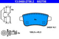 Set placute frana ATE 13.0460-2756.2