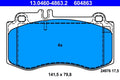 Set placute frana ATE 13.0460-4863.2