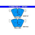 set placute frana,frana disc 13.0460-7261.2 ATE