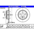 Disc frana 24.0112-0188.1 ATE