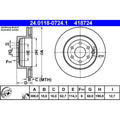 Disc frana 24.0118-0724.1 ATE