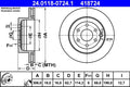 Disc frana ATE 24.0118-0724.1