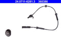 Senzor ABS ATE 24.0711-6281.3