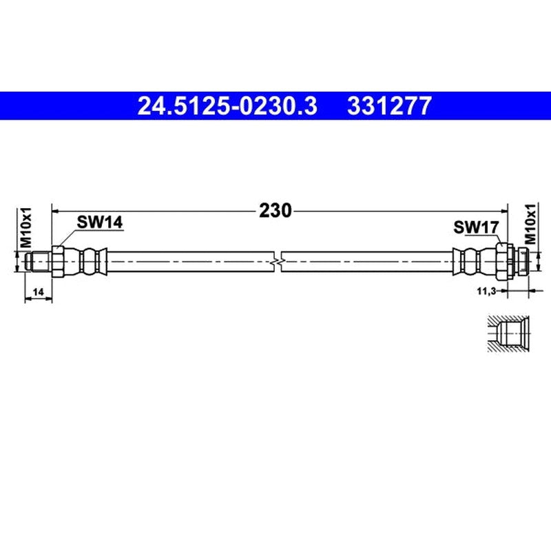 Furtun frana 24.5125-0230.3 ATE