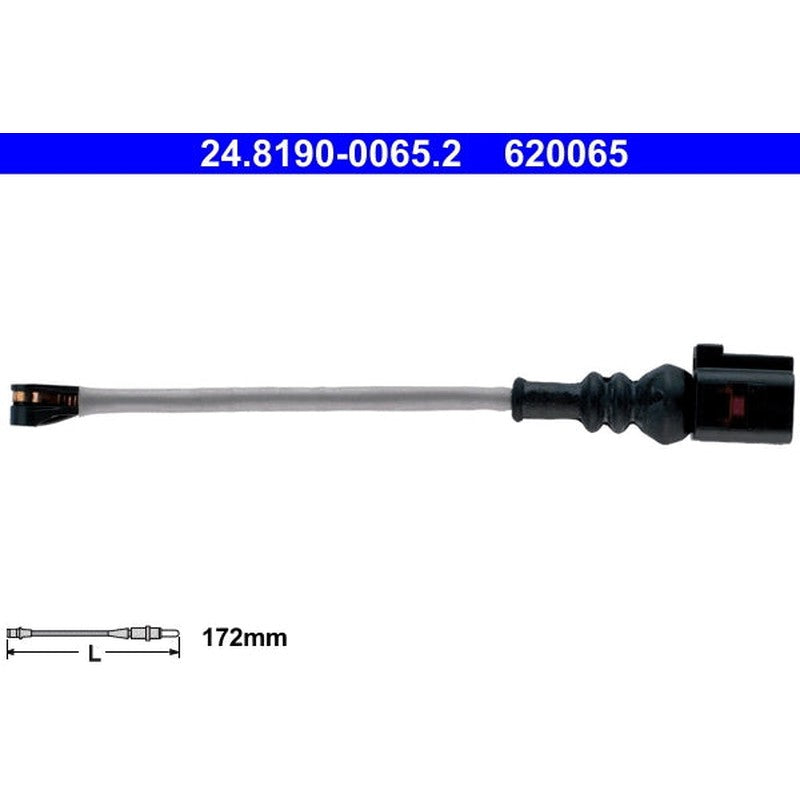 senzor de avertizare,uzura placute de frana 24.8190-0065.2 ATE