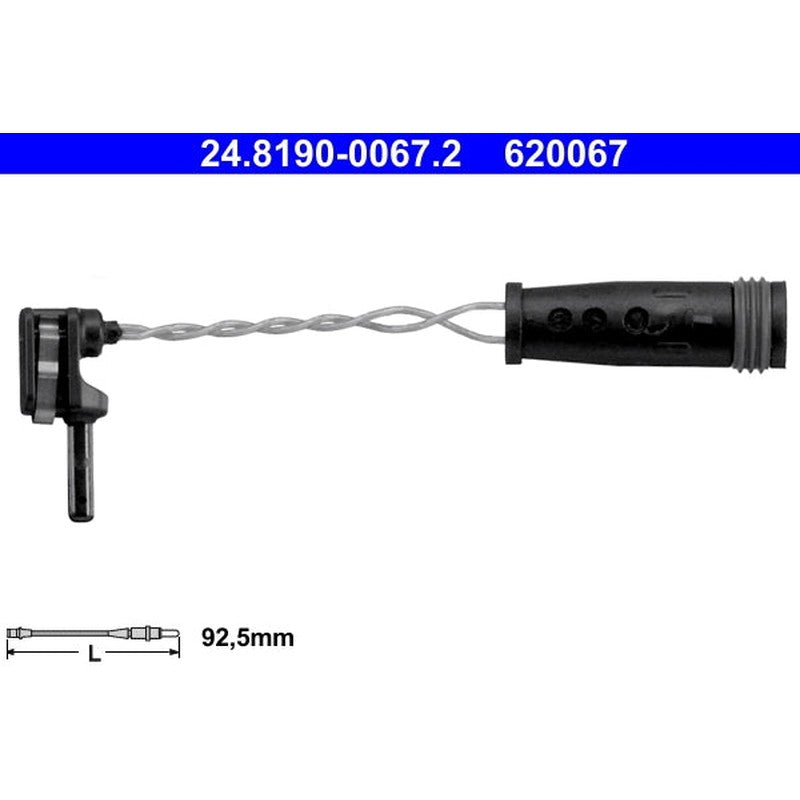 senzor de avertizare,uzura placute de frana 24.8190-0067.2 ATE