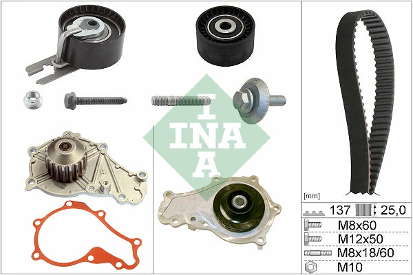 Kit distributie cu pompa apa INA 530 0375 30