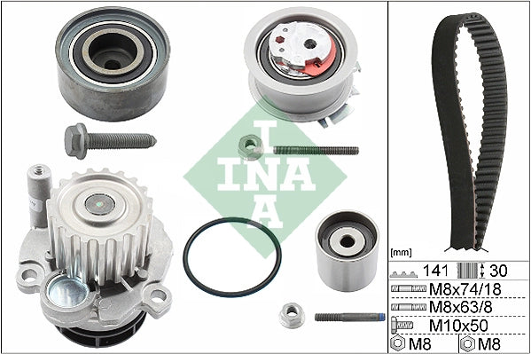 Kit distributie cu pompa apa INA 530 0405 30