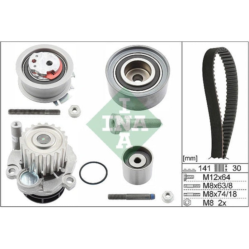 Set pompa apa + curea dintata 530 0463 30 INA