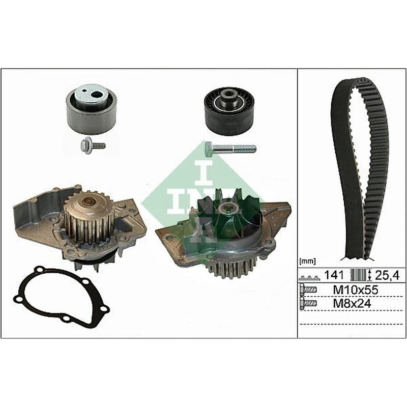 Set pompa apa + curea dintata 530 0470 30 INA