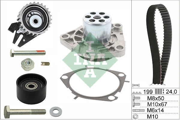 Kit distributie cu pompa apa INA 530 0562 30