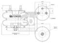 Burduf, suspensie pneumatica 109085 FEBI BILSTEIN