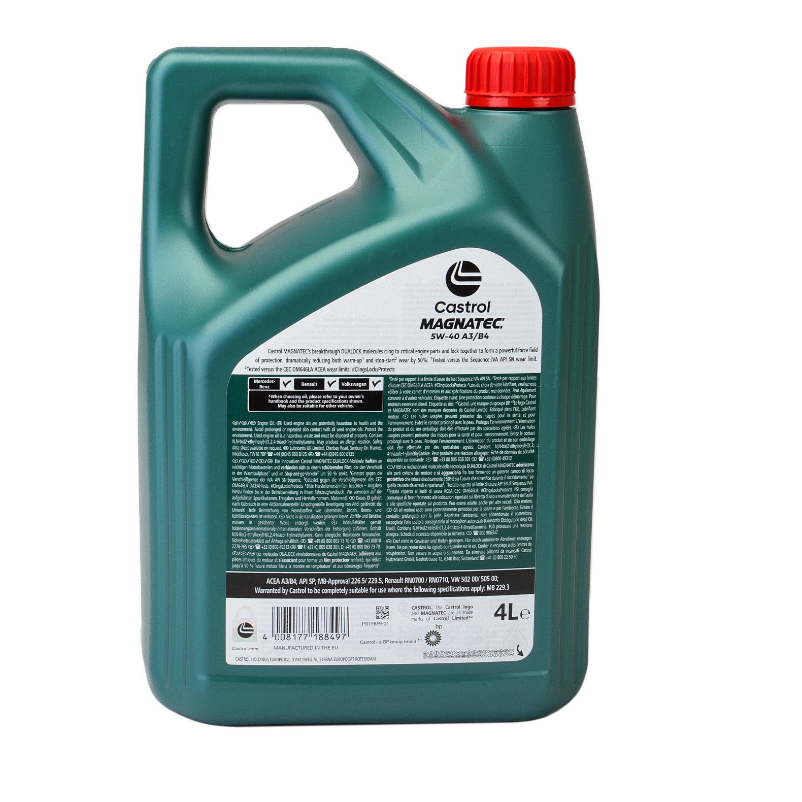 Ulei motor Castrol Magnatec 5W40 A3/B4  4L - 11283377
