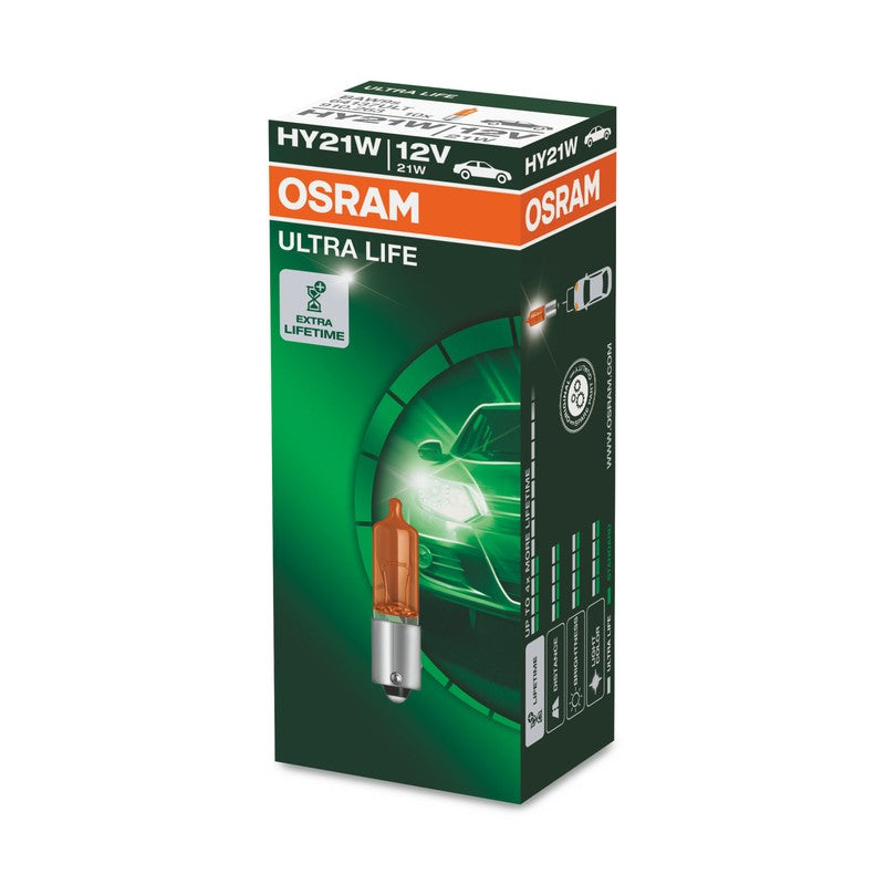 Bec Osram Original Ultra Life HY21W 12V 21W BAW9s - 64137ULT