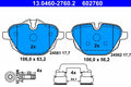 Set placute frana ATE 13.0460-2760.2