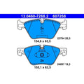 set placute frana,frana disc 13.0460-7268.2 ATE