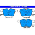set placute frana,frana disc 13.0460-7199.2 ATE