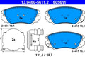 Set placute frana ATE 13.0460-5611.2