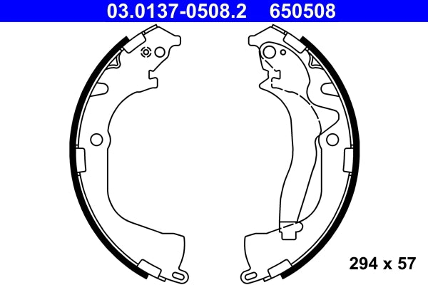 Set saboti frana ATE 03.0137-0508.2