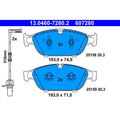 set placute frana,frana disc 13.0460-7280.2 ATE