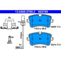 set placute frana,frana disc 13.0460-2769.2 ATE