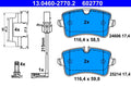 Set placute frana ATE 13.0460-2770.2
