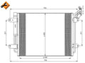 Radiator clima NRF 35848