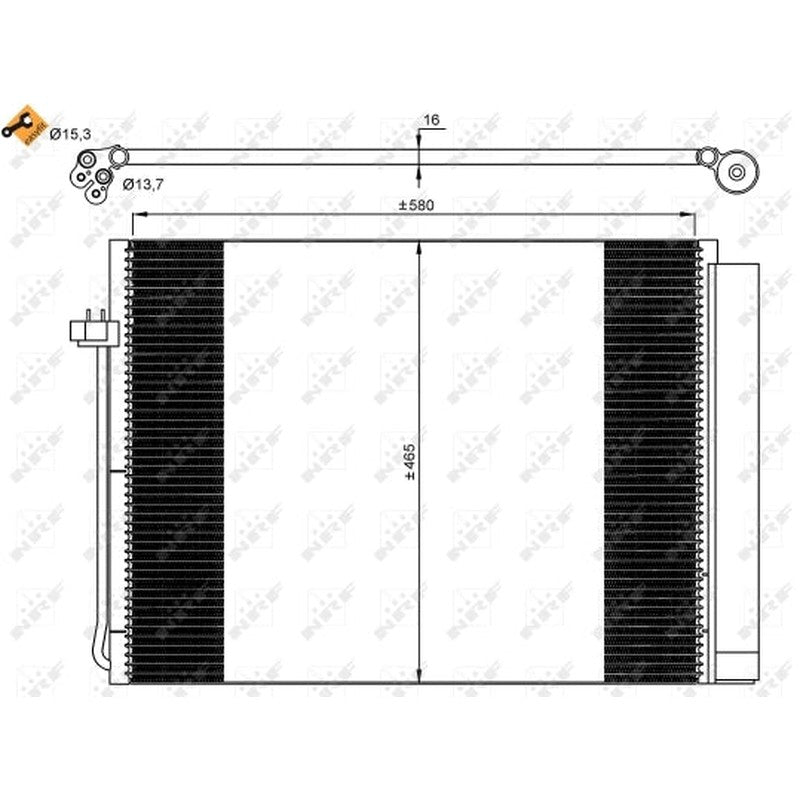 Radiator clima NRF 35906