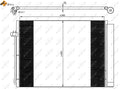 Radiator clima NRF 35906