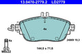 Set placute frana ATE 13.0470-2779.2