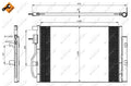Radiator clima NRF 350044
