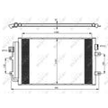 Radiator clima NRF 350083