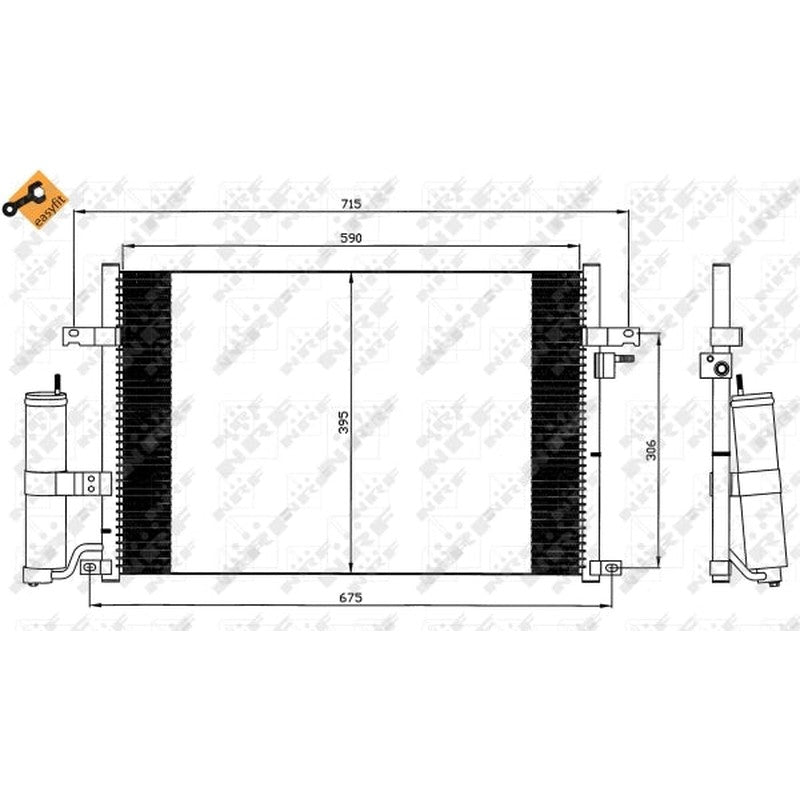 Radiator clima NRF 35573