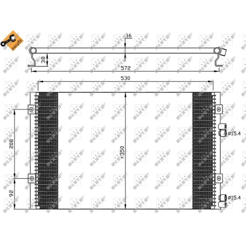 Radiator clima NRF 35608