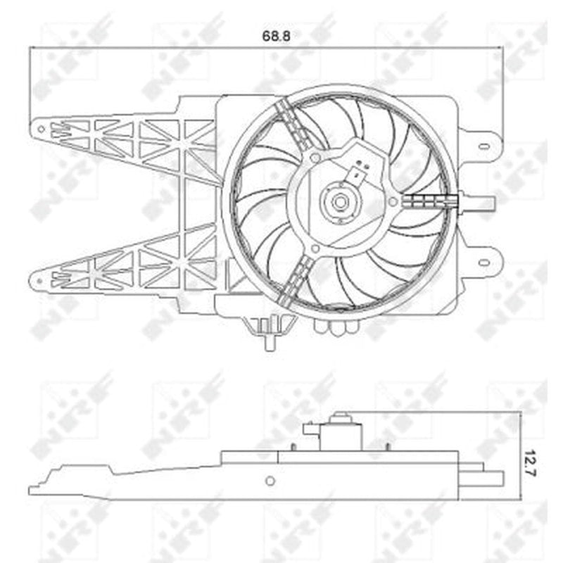 Ventilator racire NRF 47248