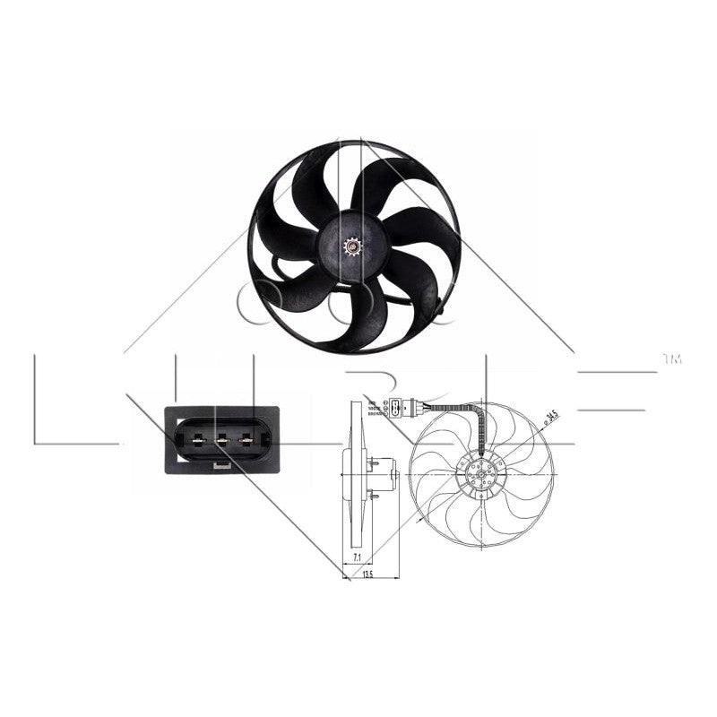 Ventilator racire NRF 47397