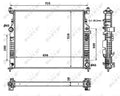 Radiator apa NRF 53937